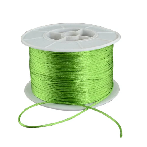 1-3-5-10m Chinese Macrame Knot Making Nylon Cord Thread Soft Satin Round 1mm dia - Picture 39 of 39