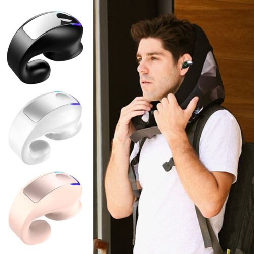 Single Earbuds with Microphone Headphones Wireless Headphones Bluetooth - Photo 1 sur 15