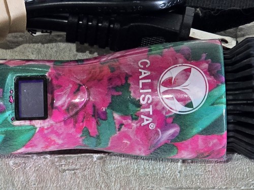 Calista Perfecter Pro Heated Round Styling Brush ~Rhododendron~ Tested Working - Picture 2 of 5