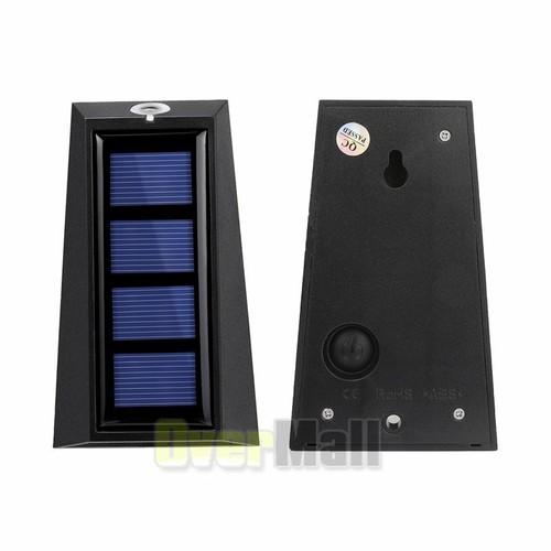 Solar Power Stairs Lights Outdoor Garden Pathway Wall Fence Deck Solar Step Lamp - Picture 12 of 16