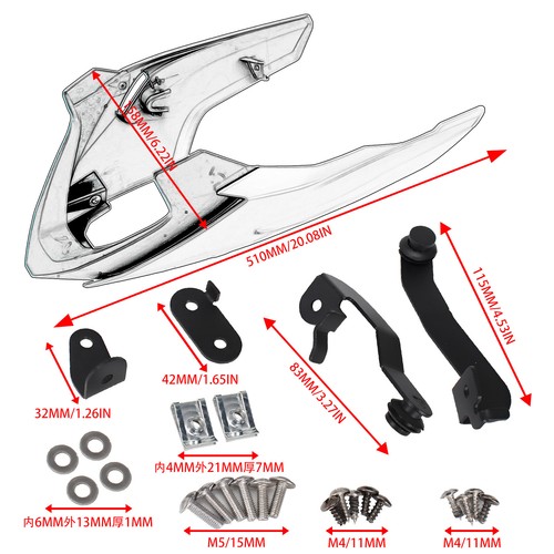Bugspoiler Für Triumph Street Triple 765R/765RS/S 660cc 2017-2022 Bellypan Kit - Bild 4 von 20