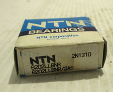 NEW NTN 6202LLBNR/2AS SEALED BALL BEARING W/ SNAP