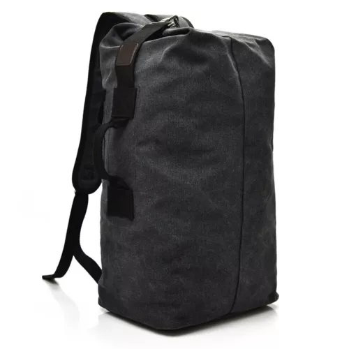 Mochila de lona para hombres Bolso de hombro Deportes Viaje Lona Militar Bolso de mano Equipaje - Imagen 13 de 42