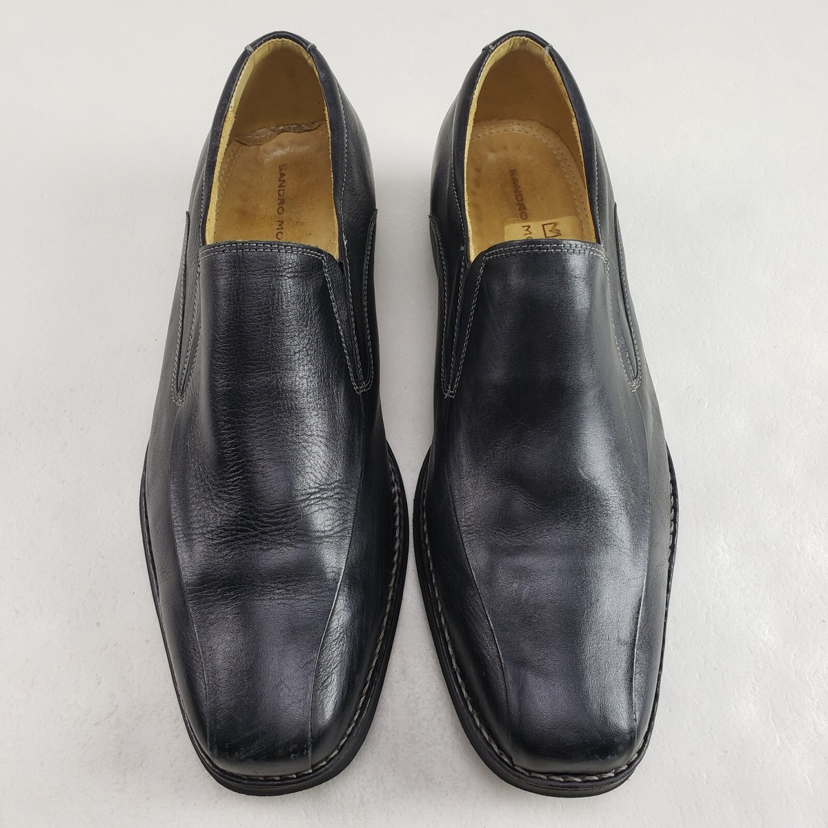Sandro Moscoloni Edwin Leather Loafer Mens 11.5 Black Slip  display picture 2