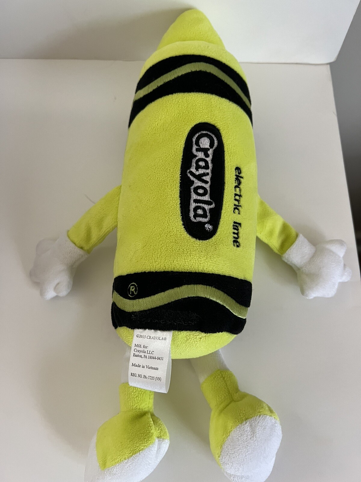 Crayola Experience Electric Lime Crayon Plush Stuffed Toy. eBay