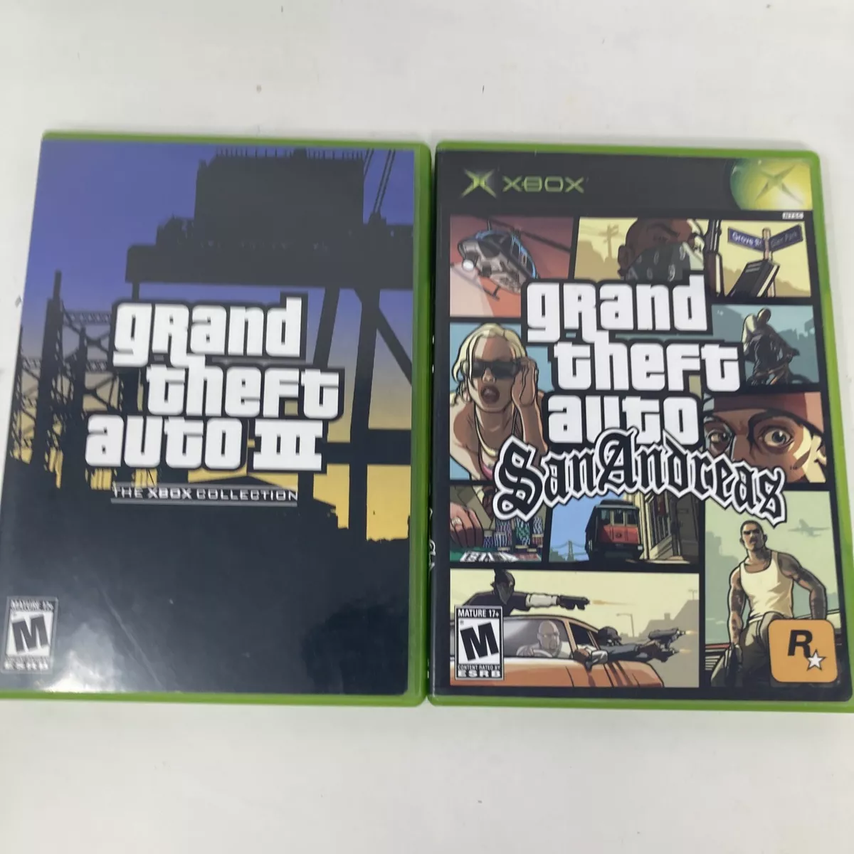 Grand Theft Auto Vice City and GTA 3 The Xbox Collection CIB Complete Map Manual