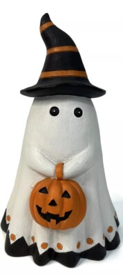 Spooky Ghost Sculptures Resin Halloween Ghost Ornaments Offices Home Table Decor