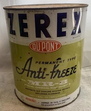 Xerox DuPont Vintage One Gallon Empty Antifreeze Can