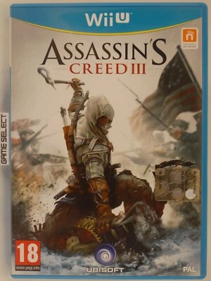 ASSASSIN'S CREED III 3 Nintendo Wii U PAL Original Komplett Spiel - Bild 1 von 4