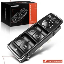 A-Premium Front LH Power Window Switch for Mercedes C230 C250 C300 C350 C63 AMG