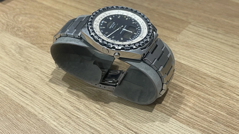 Ultra Raro Breitling 2300 | Esfera persa “هوانٌروز” | Juego militar Foto 3 de 4