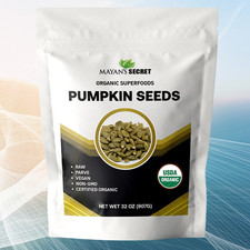 Mayan's Secret - Raw Pumpkin Seeds Organic 2lb, Parve, Vegan, Non GMO