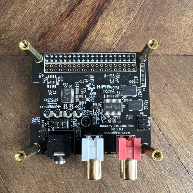 Raspberry Pi HiFiBerry DAC+ ADC Pro And Steel Case For Pi 4