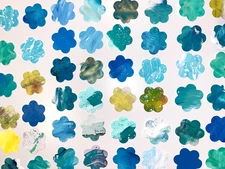 Handmade Collage Flowers • 100 Mixed Media Paper Cuts for Art & Junk Journals