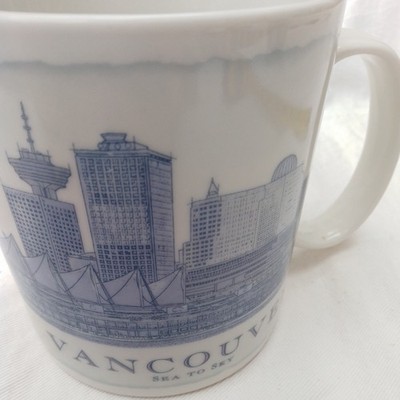 Starbucks Vancouver, Kanada, 2007 Iconic City Skyline Jumbo Größe Becher 18oz