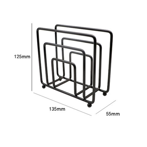 Contemporary Metal Napkin Holder for Countertops Modern Paper Dispenser - Picture 11 of 16