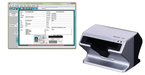Compact Insurance Card Scanner Swish S1 Medical Insurance Card and Photo ID Scanner (Scan-ID LITE for ...