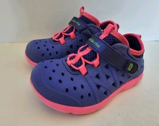 STRIDE RITE Made 2 Play Phibian Purple Pink Water Shoes Girls Size 6/7