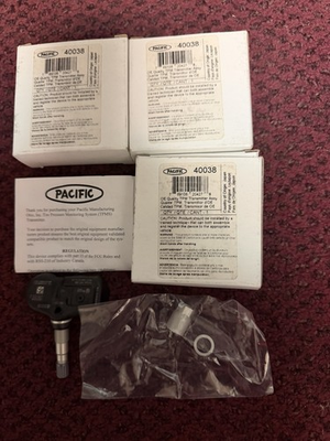 #ad #ad 3x Pacific Tire Pressure Monitoring System TPMS Sensor Part 40038 lot of 3 $48.88