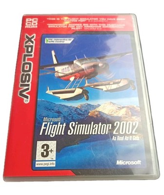 Xplosiv - Microsoft Flight Simulator 2002 - 3 x Windows PC CDrom Vintage Set