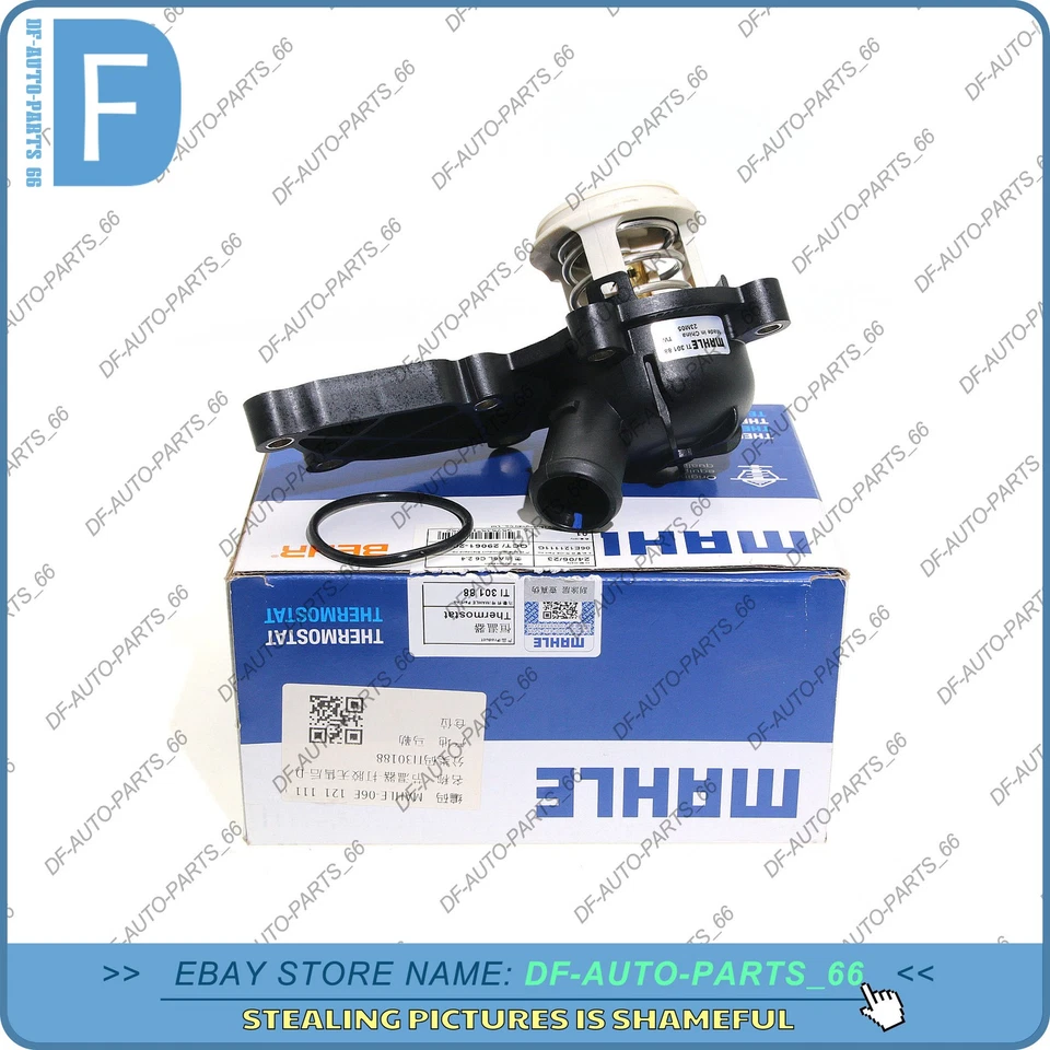 Engine Coolant Thermostat & Housing For Audi A4 A6 A8 Quattro 3.2 V6 06E121111G Foto 2 de 4