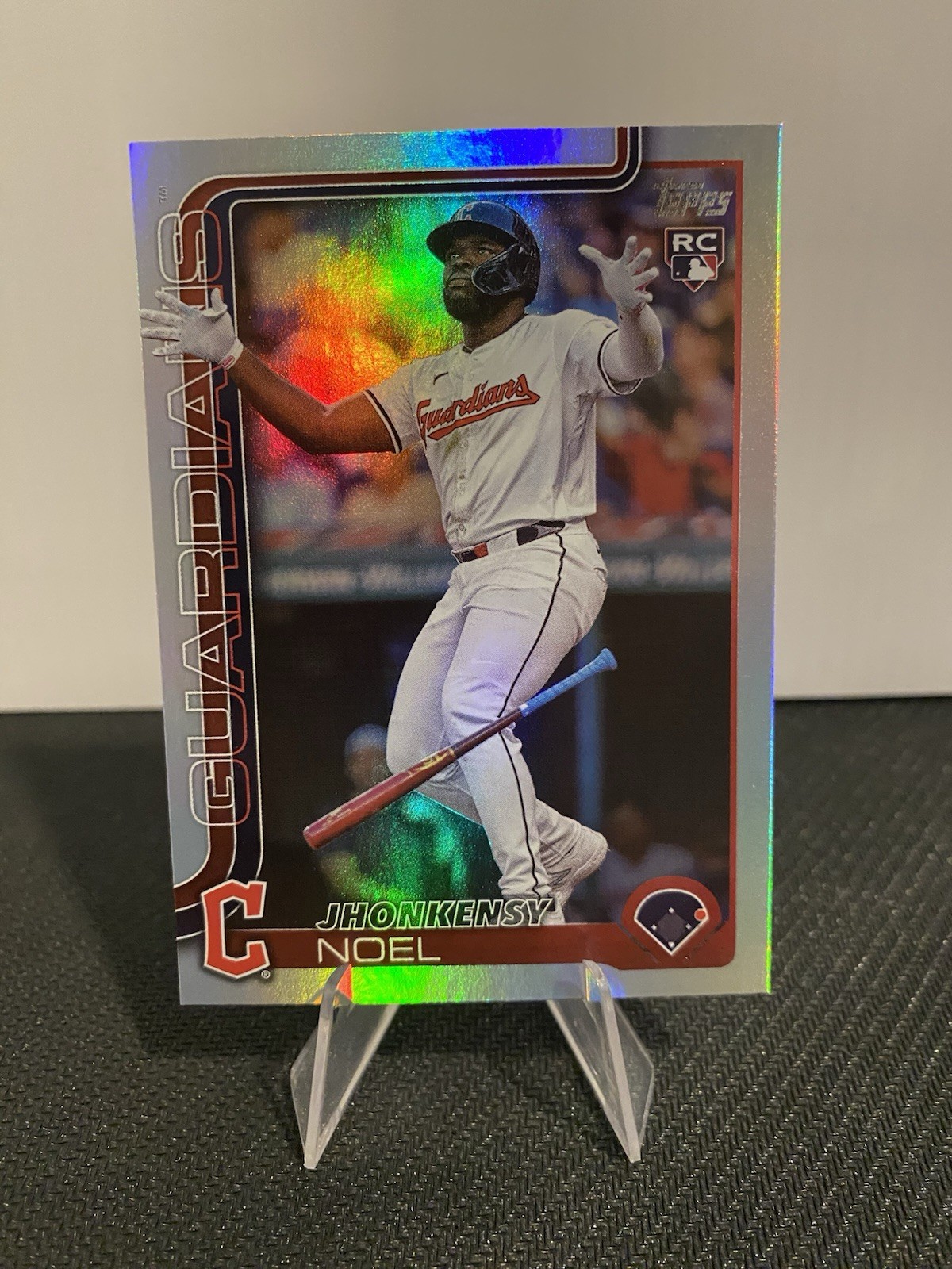 2025 Topps Series 1 - Rainbow Foilboard #24 Jhonkensy Noel (RC) CLE Guardians