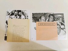 Vintage NASA Press Photos Lot 1965 Gemini IV 1969 Apollo 12 Original AP Wirephot