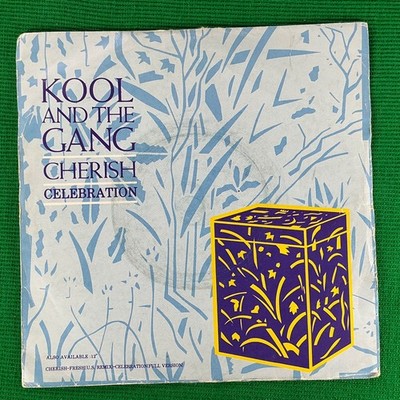 Kool & the Gang Cherish/ Celebration 7'' Vinyl Single Delite Records 1984