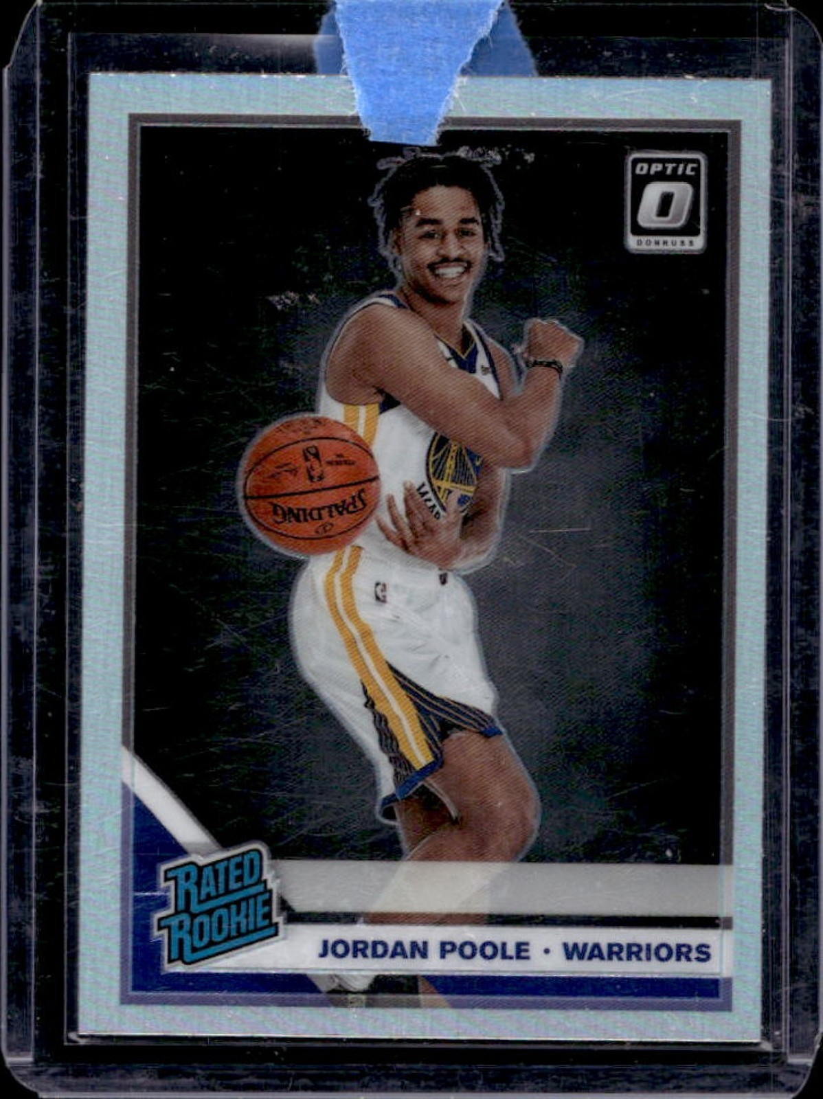 2019-20 Donruss Optic Jordan Poole Holo Rookie RC #169 Warriors