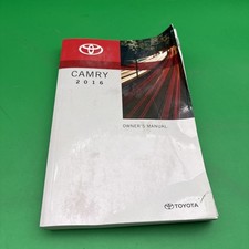 2016 Toyota Camry Owners Manual Free Shipping