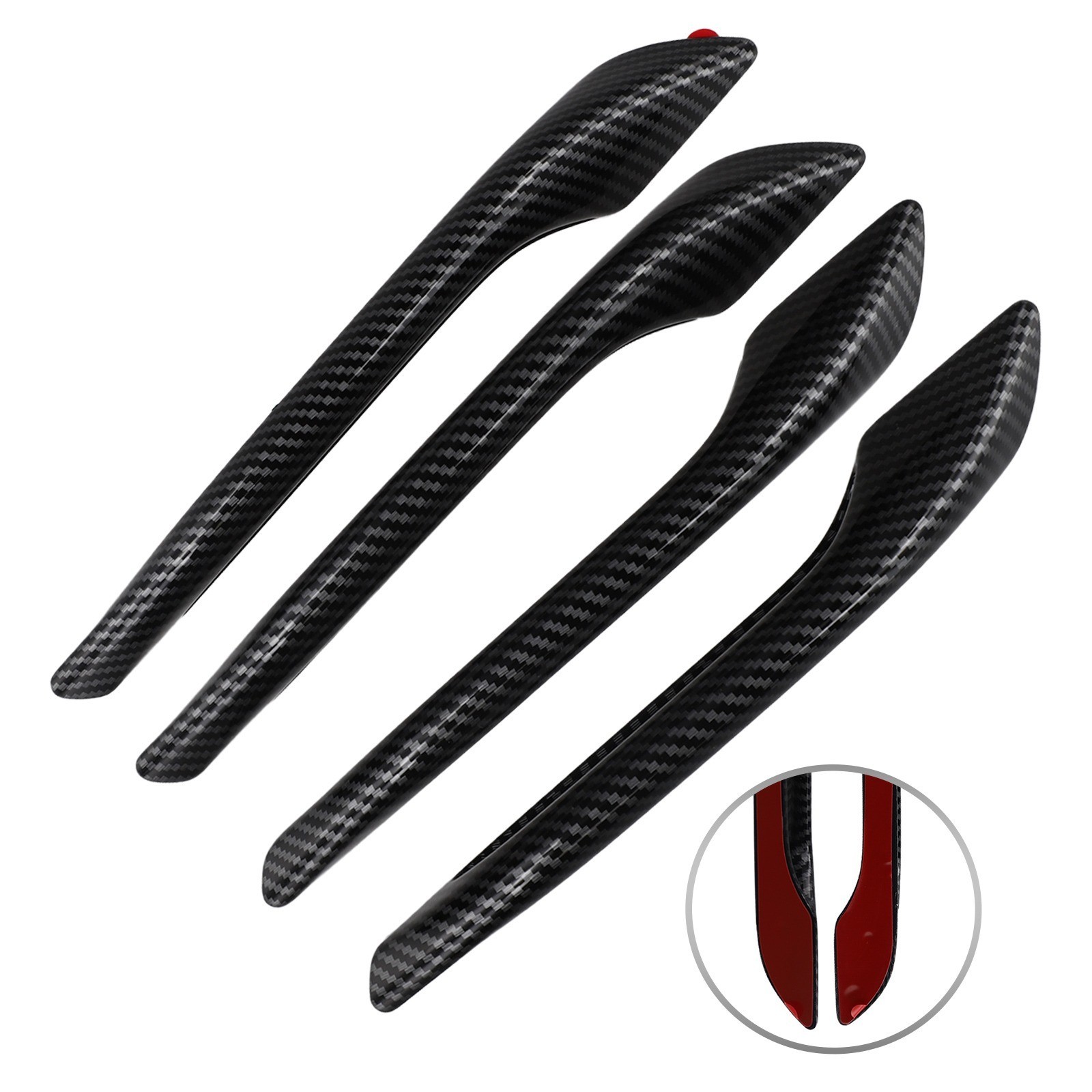 Aesthetic Enhancements Carbon Fiber Door Handle Covers for Tesla Models