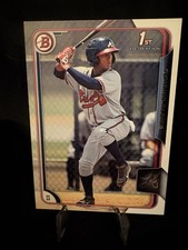 2015 Topps Bowman 1st Prospects Ozhaino Ozzie Albies Braves BP71 Baseball Card