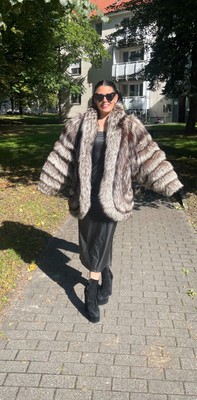 Silver Fox Fur Coat