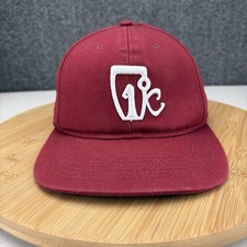 Icelandic Skis Hat Cap Snapback OSFM Red Embroidered Logo One Degree Made in USA