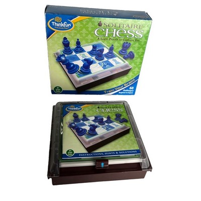 Thinkfun Solitaire Chess Board Game Logic Puzzle Solo Player 2010 Complete