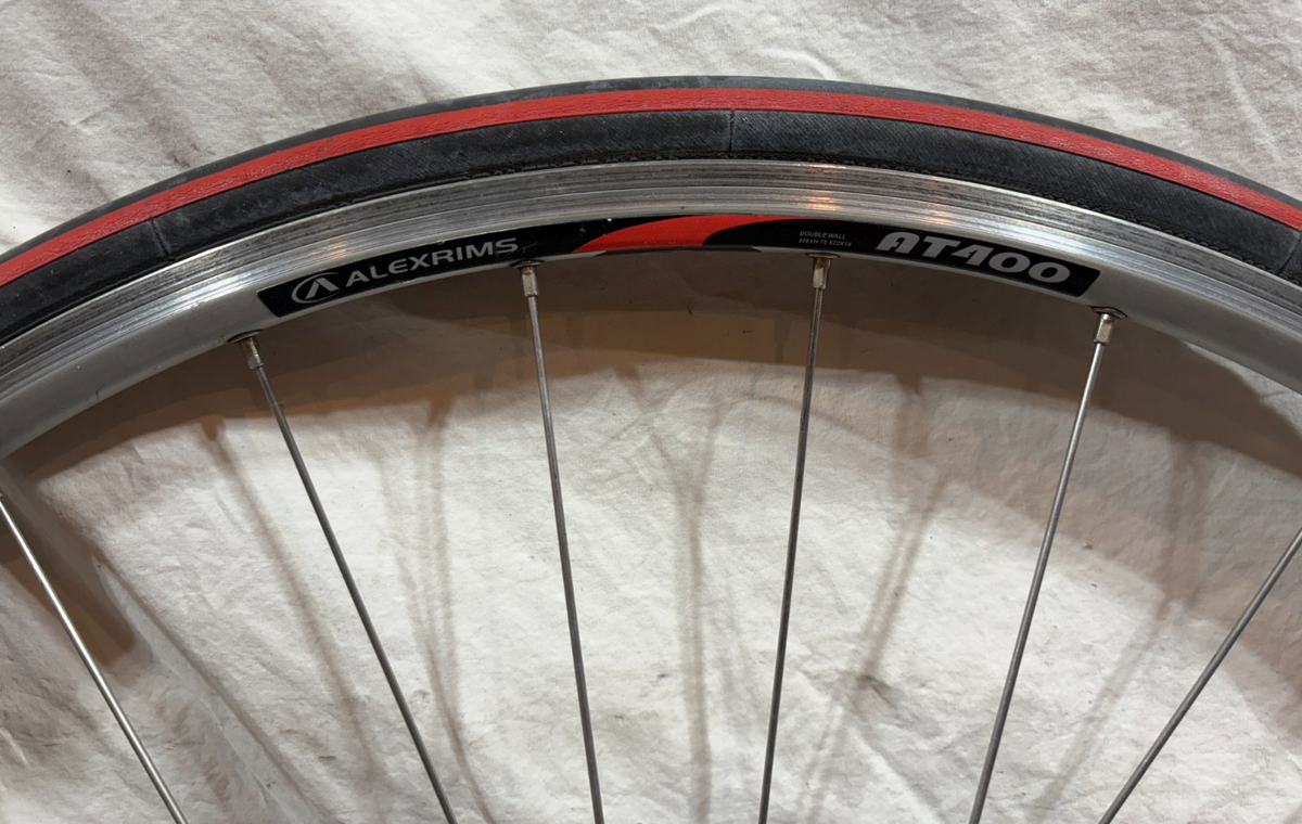 Alexrims AT400 32-Radial Spoke Silver Aluminum 700C Front Wheel