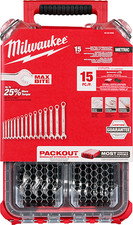 Milwaukee 15pc Metric Wrench Set with PACKOUT...