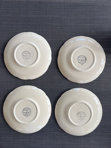 🌸VTG 4sets Franciscan Desert Rose 3” Tall Coffee/Tea Cup & Saucer Set USA NEW - Picture 4 of 6