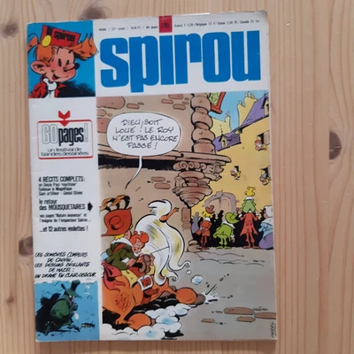 SPIROU Nr. 1791 - belg. Original Comic aus 1972 - Schlümpfe, Yoko Tsuno u.a. - Bild 1 von 3