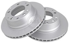 2x A.B.S. Bremsscheiben Hinten für PORSCHE 911 911 Cabriolet 290mm 15828