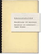 Ingmar Bergman TROLLFLOJTEN THE MAGIC FLUTE Original screenplay for the #146818