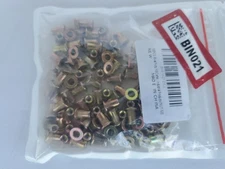 M3 Rivet Nuts - Zinc Plated Carbon Steel Flat Head Threaded Metric Inserts, 100