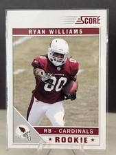 2011 Score - Rookie Ryan Williams #387 Ball in Left Arm (RC)