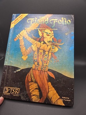 1981 Advanced Dungeons & Dragons Fiend Folio AD&D 1st Print  1st Edition D&D TSR