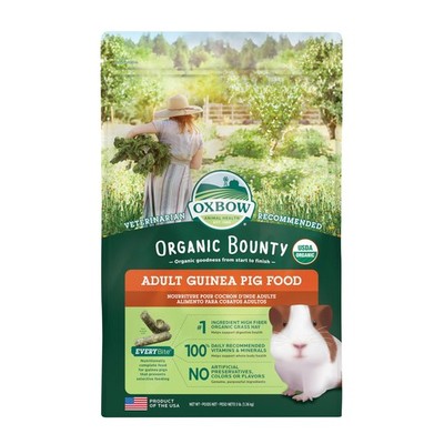 Oxbow Organic Bounty Adult Guinea Pig Food, 3 Pound (Pack of 1) 