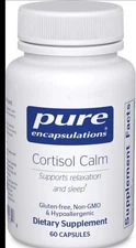 Pure Encapsulations Cortisol Calm Stress Relief & Sleep Support 60 Caps 1/26