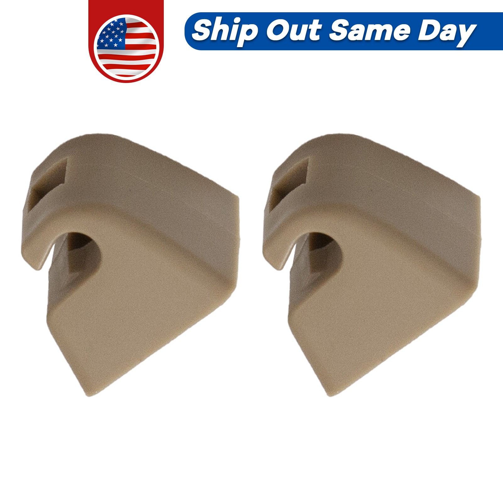 2Pcs Sun Visor Support Clips For Jaguar XJS XJ6 XJ12 1975-1994 HMD1084AAAEE