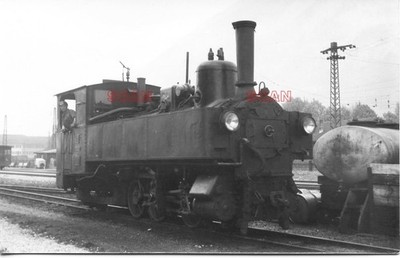 26A300C DARK ! RP 1950s? AUSTRIA AUSTRIAN STATE RAILWAYS LOCOMOTIVE