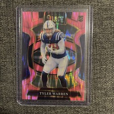 2025 Panini Select Concourse Pink Shock Prizm Rookie Tyler Warren RC Colts🔥📈