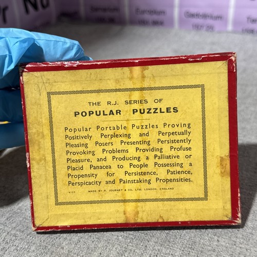 3x Juegos de Juguete Vintage Serie R J de Rompecabezas Populares por R Journet London - Imagen 14 de 16